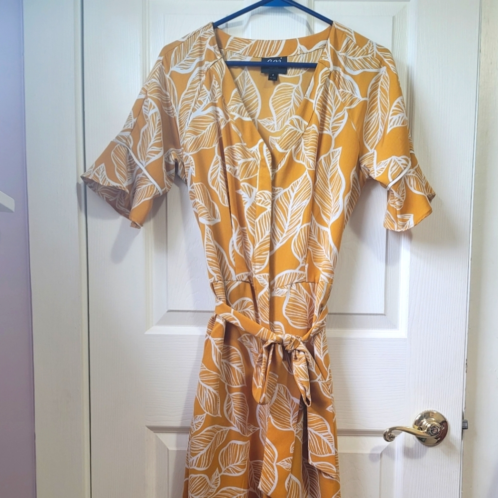 Mustard Yellow jumpsuit size 6